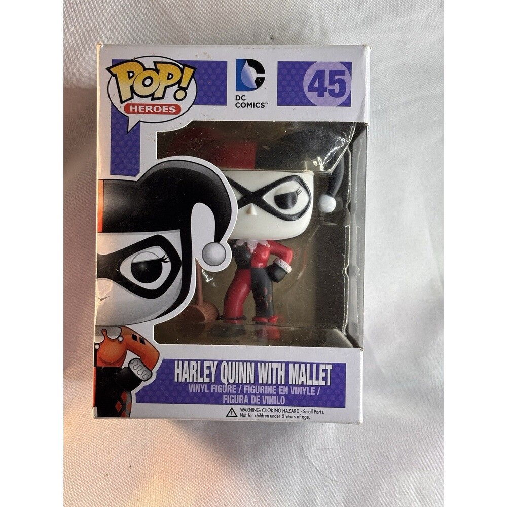 Funko POP! Heroes: DC Harley Quinn (w/ Mallet) #45